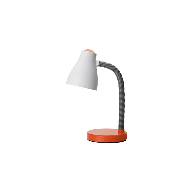 Flexible desk lamp 1xe27 orange lighting table