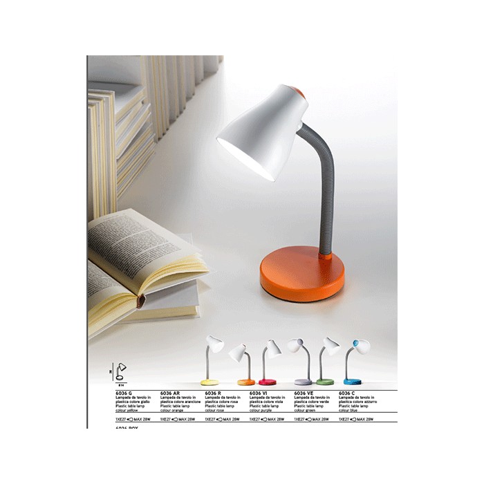 Lampe de bureau flexible 1xe27 table lumineuse rose