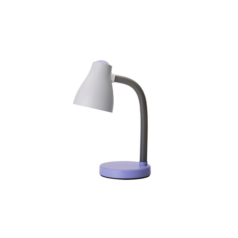 Flexible schreibtischlampe 1xe27 lila leuchttisch