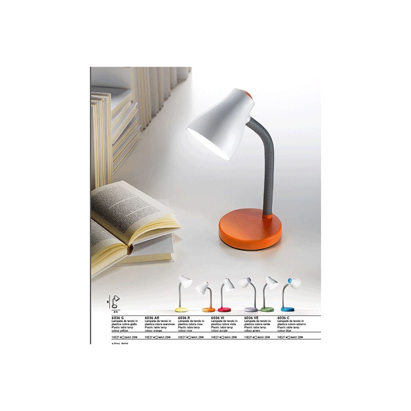 Flexible schreibtischlampe 1xe27 lila leuchttisch