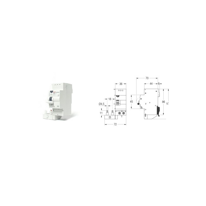 Elfa d9 2p 63a 30ma ac d9263030 bloc différentiel