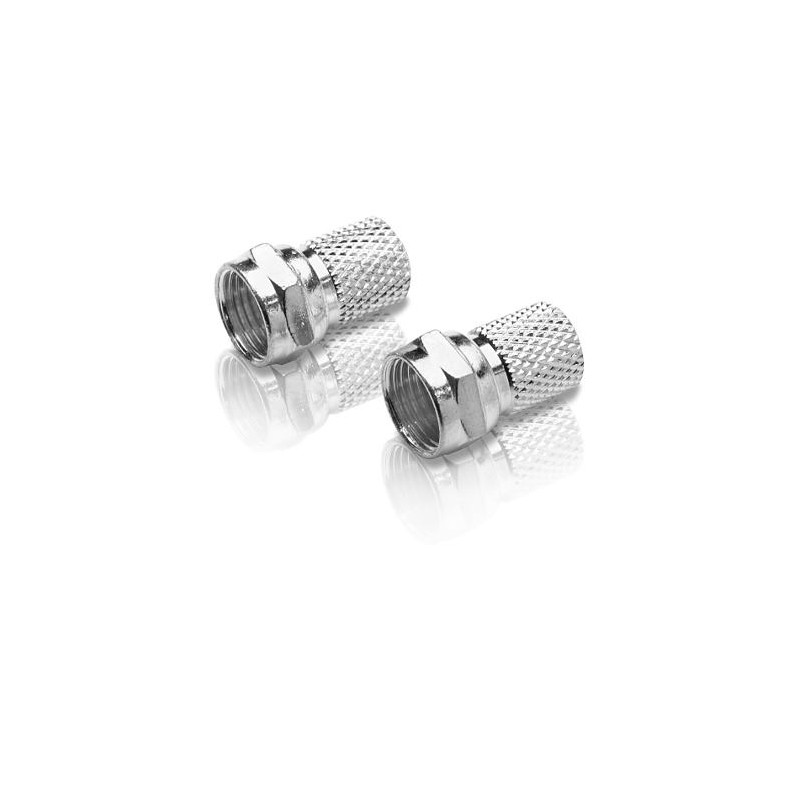 Connettore tv attacco f spinotto maschio vite d.5 antenna sat 013209