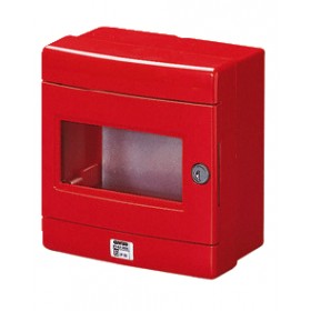 Elektrische notschalttafel mit ip65 abgedichteten haltemodulen