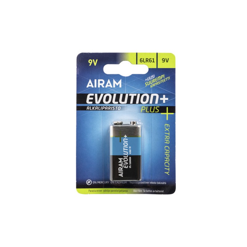 Batteria transistor pila 9v alkaline 1pz 6lr61...