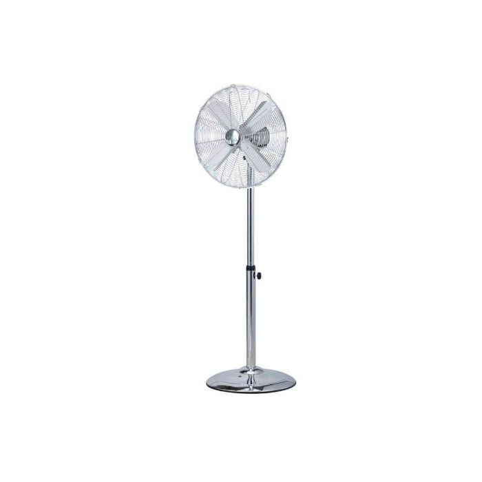 Ventilateur de sol 170cm chrome métal 3 vitesses d.40