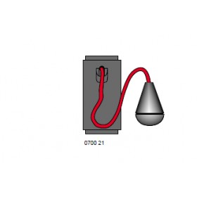 Pulsante con tirante 10a ergo 70021 legrand