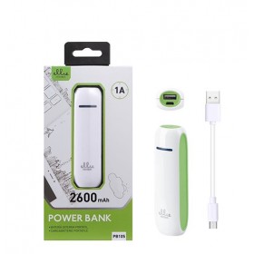 Chargeur portable powerbank 2600mah 1a tablette snartphone