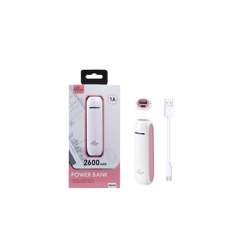 Caricabatterie portatile powerbank 2600mah 1a...