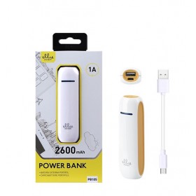 Caricabatterie portatile powerbank 2600mah 1a tablet snartphone