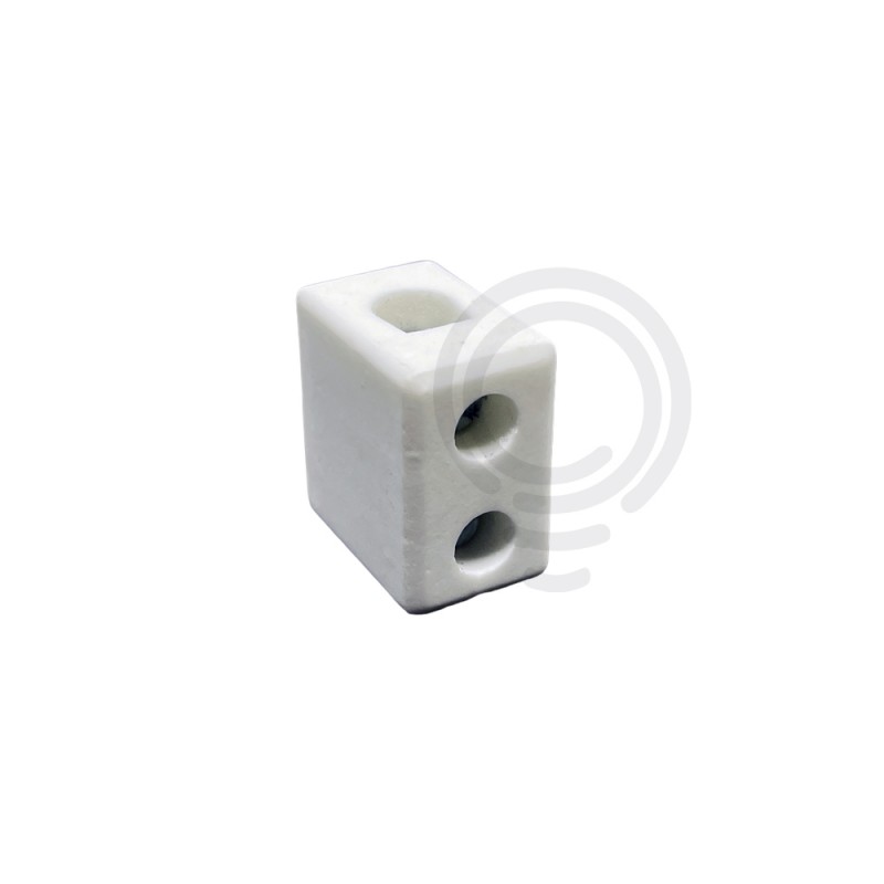 Single-pole 20a steatite ceramic clamp, 6mmq...