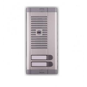 Door intercom push-button aluminum flush-mounting 2 925/102 urmet push-buttons