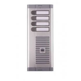 Pulsantiera alluminio citofono 4pulsanti 1f 725/104 urmet