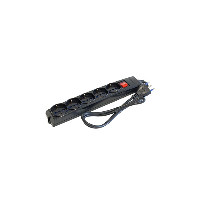 Multi electric ciabatta schwarz 5p 74590 universal master 