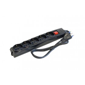 Multi electric ciabatta black 5p 74590 universal master 