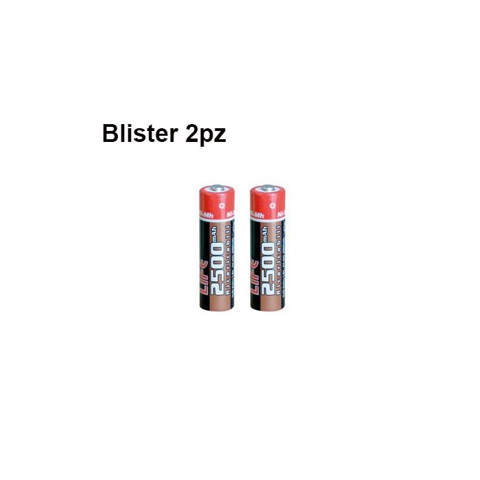 Batterie rechargeable 2stilo AA 2500mah ni-mh 2