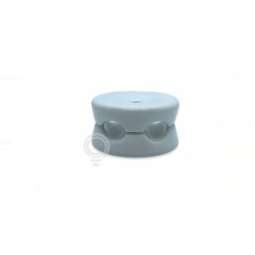 Weiße vintage porzellankabelführung 33x19mm isol19
