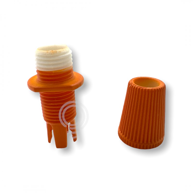 Décharge de traction orange