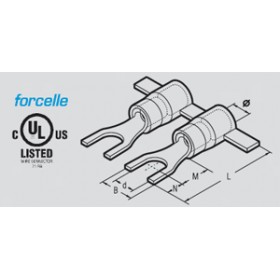 Capicorda forchetta isol.6,0mmq vt4 oelma