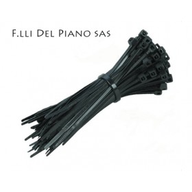 Self-locking nylon clamp 2,5x200 100pcs black 20025nec