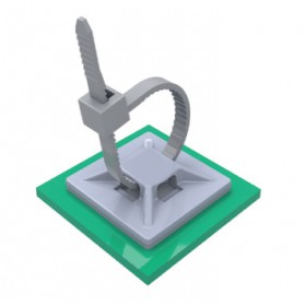 Mehrzweck-Klebesockel 27x27 100 Stück weiß mb2828bic