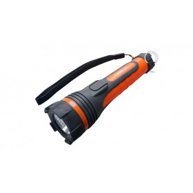 Anti-slip portable shockproof flashlight illuminates 1 led 2x r6 aa