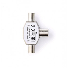Antenne métallique triple antenne acier 2 femelle 1 mâle 9.5mm