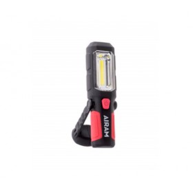Pila astuccio a led portatile 220lumen luce emergenza gancio 3aa