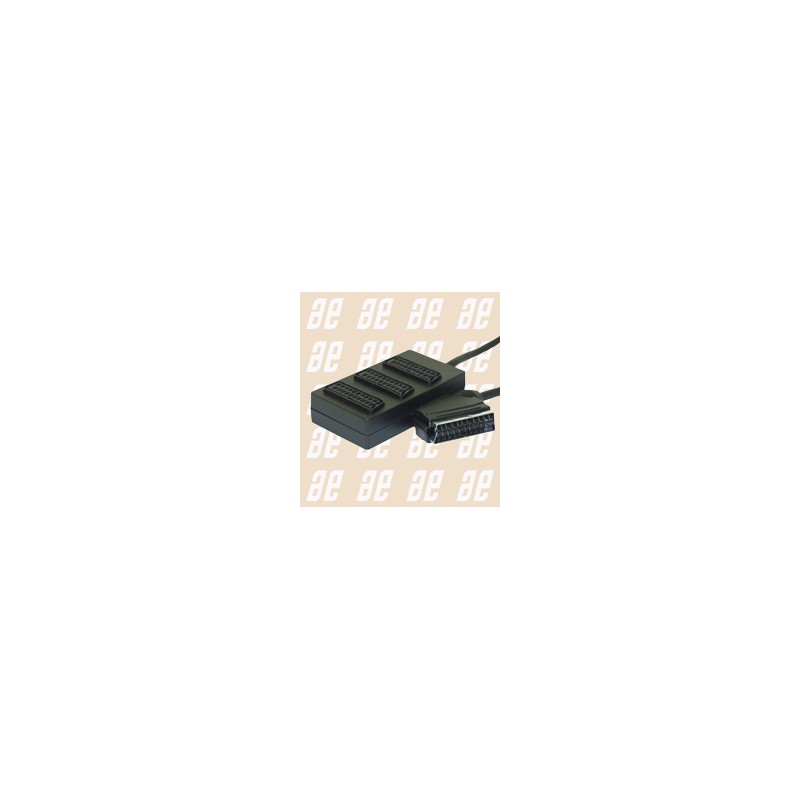 Mehrfach-Scart-Buchse 3V 900100 Poliplast