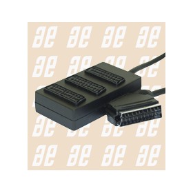Multiple scart socket 3v 900100 poliplast