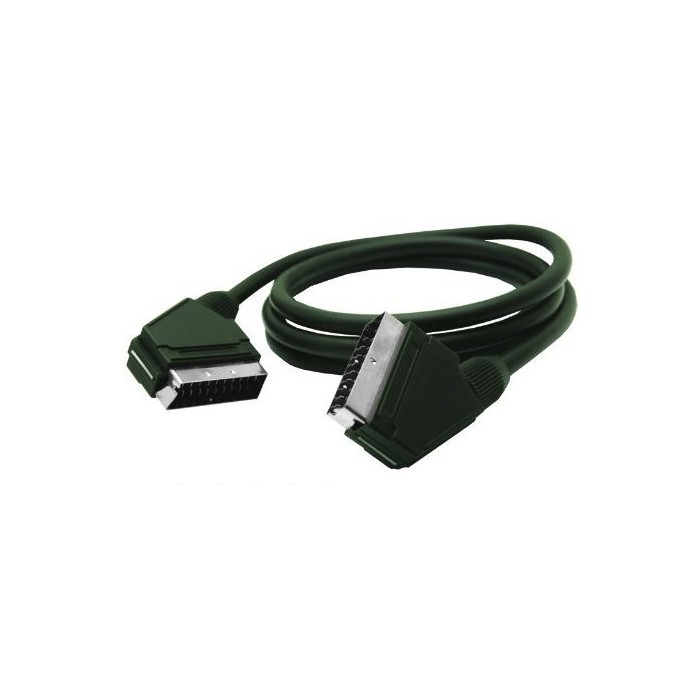 Câble péritel extension audio vidéo 21 pôles noir 1,5mt...