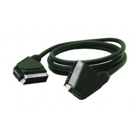Câble péritel extension audio vidéo 21 pôles noir 1,5mt 475044