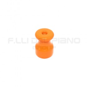 Isolatore porcellana vintage arancio parete soffitto
