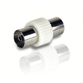 Flying tv adapter 2 female 9.5mm white sockets