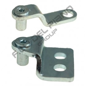 Coppia di staffe per motori interrati adattabile a came adun key automation