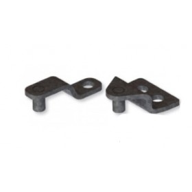Coppia di staffe per motori interrati adattabile a came adun key automation