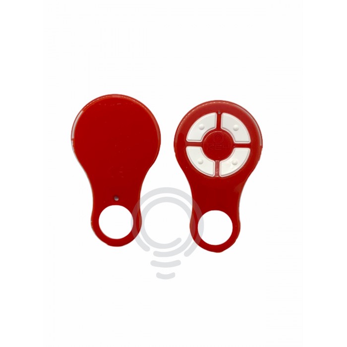 Custodia cover ricambio telecomando key automation rosso