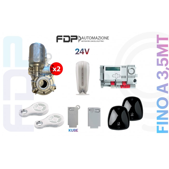 Motori interrati a battente kit completo und3024 14a key...