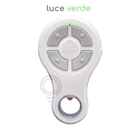 Trasmettitore telecomando radiocomando universale 4ch luce verde 433mhz 