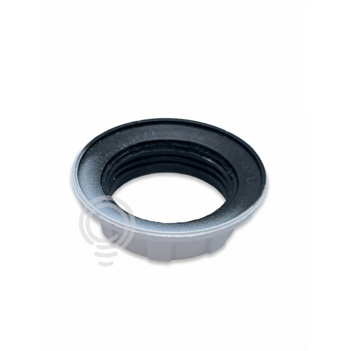 Plastic ring accessory for lamp holder e14 mignon white 43mm 2