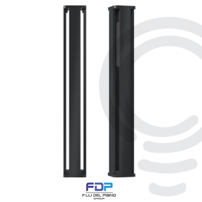 Luce a led per il giardino  colore grigio ral 7016 h...