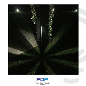 Led light for the garden in gray ral 7016 h 600mm 3.7kg