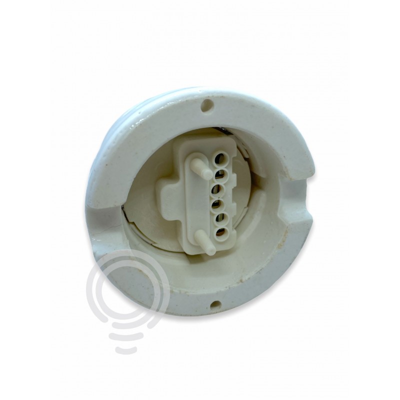 Presa unel tedesca 10/16a bianco vintage...