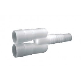 Universal connection for condensate pipe for electrochannel air conditioner drainage