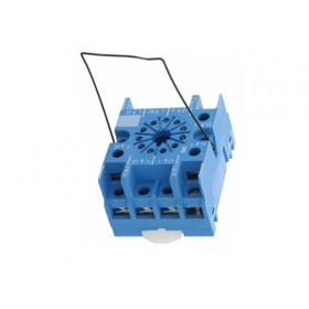 Zoccolo con morsetti a piastrina serie relè 60.13, 88.02 finder 9027sma