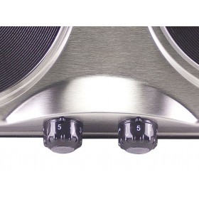 Cuisinière électrique 2 plaques chauffantes 1000 1500w 90825 beper