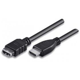 Cavo alta definizione tv hdmi maschio hdmi femmina 1.80mt