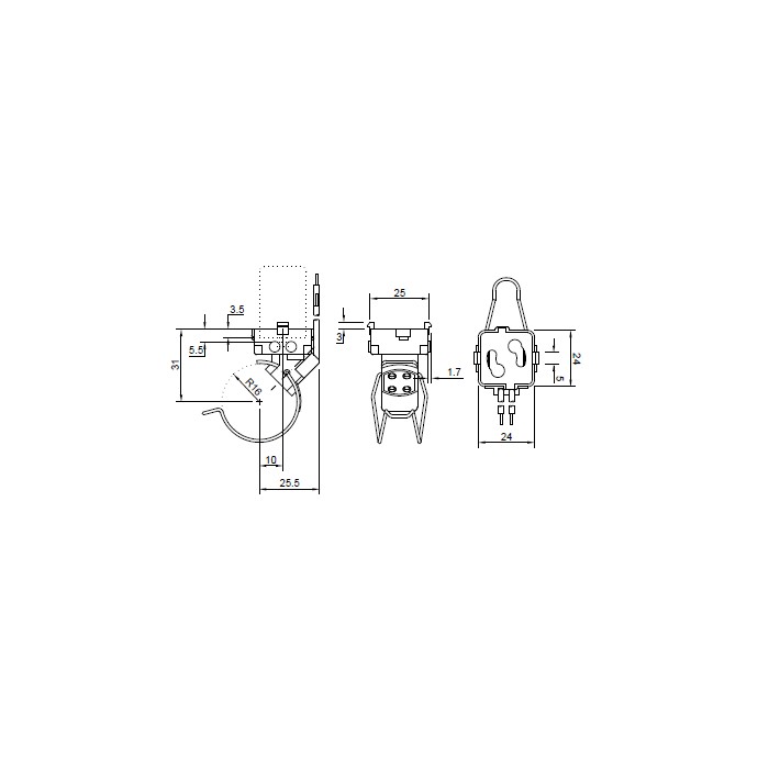 Runder Starterlampenhalter g10q Ersatzzubehör 9224 2