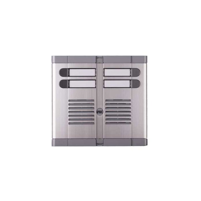 Panneau de boutons en aluminium anodisé à 4 boutons...