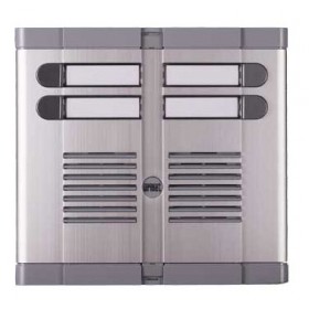 Pulsantiera in alluminio anodizzato 4 pulsanti 925/204 urmet citofonia 