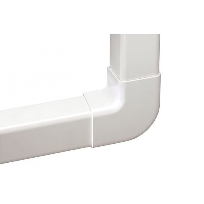 Coin plat pour canal de climatisation 100x60 en...
